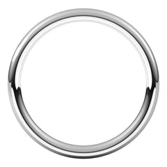 Platinum 2 mm Comfort-Fit European-Style Band Size 6