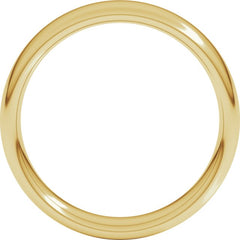 10K Yellow Gold 5 mm Comfort-Fit European-Style Band Size 7.5