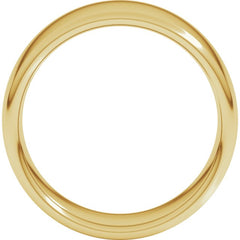 14K Yellow Gold 8 mm Comfort-Fit European-Style Band Size 9