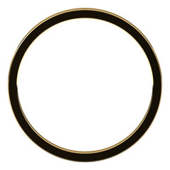 14K Yellow Gold 1.5 mm Flat Band Size 1