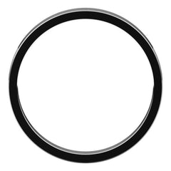14K White Gold 2.5 mm Flat Band Size 7.5