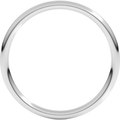 Sterling Silver 1.5 mm Comfort-Fit Full Round Band Size 8