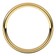 18K Yellow Gold 3.5 mm Comfort-Fit European-Style Band Size 9.5