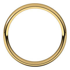 14K Yellow Gold 4.5 mm Comfort-Fit European-Style Band Size 9.5
