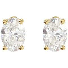 14K Yellow Gold 1/10 CTW Natural Diamond Earrings