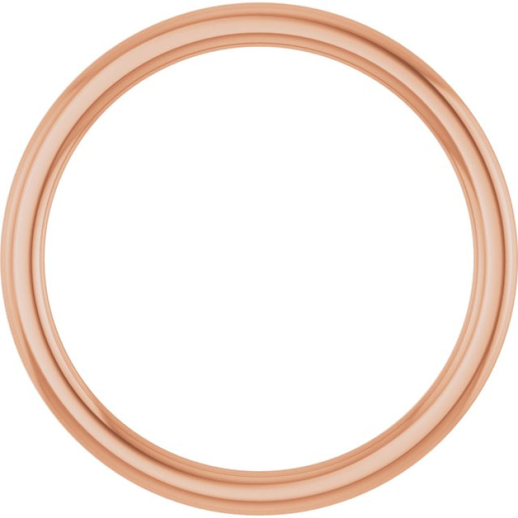 18K Rose Gold 1.5 mm Comfort-Fit European-Style Band Size 5