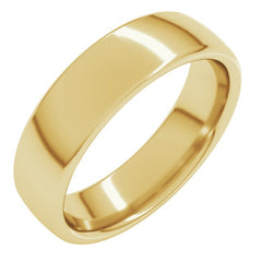 10K Yellow Gold 5.5 mm Comfort-Fit European-Style Band Size 10.5