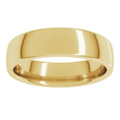 10K Yellow Gold 5.5 mm Comfort-Fit European-Style Band Size 10.5