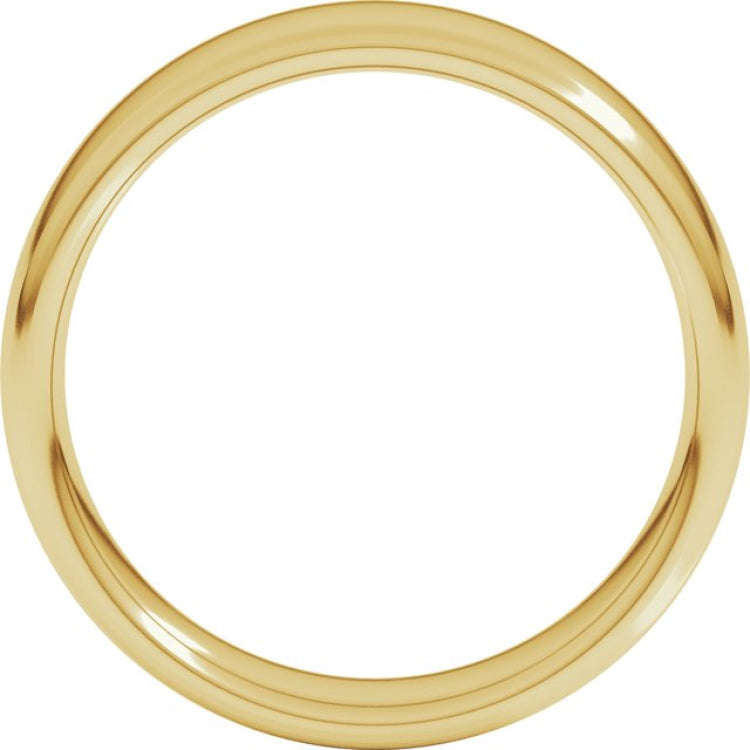14K Yellow Gold 5.5 mm Comfort-Fit European-Style Band Size 6