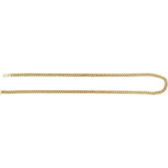 14K Yellow Gold-Filled 4.8 mm Curb 24" Chain