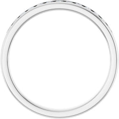 Platinum 3/8 CTW Lab-Grown Diamond Band