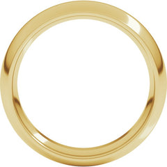10K Yellow Gold 5.5 mm Comfort-Fit Half Round Band Size 8.5