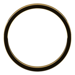 14K Yellow Gold 2.5 mm Flat Band Size 7.5