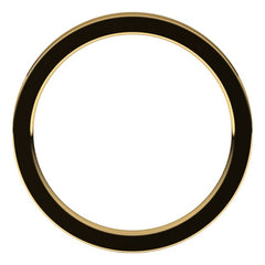 14K Yellow Gold 2 mm Comfort-Fit Flat Band Size 7