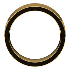 14K Yellow Gold 8 mm Comfort-Fit Flat Band Size 7