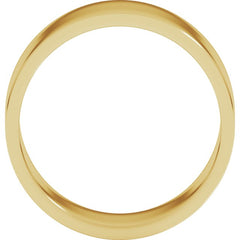 10K Yellow Gold 8 mm Flat Band Size 12.5