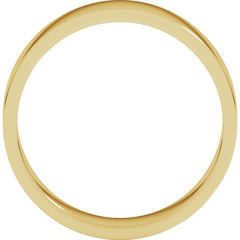 18K Yellow Gold 5 mm Flat Band Size 7
