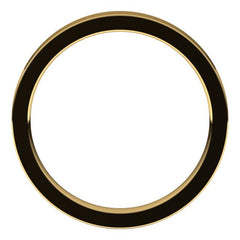18K Yellow Gold 2.5 mm Comfort-Fit Flat Band Size 7
