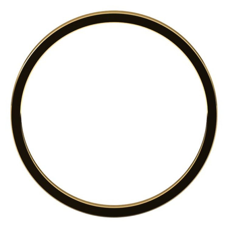 14K Yellow Gold 1.5 mm Ultra-Lightweight Flat Band Size 5