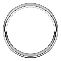 Sterling Silver 4.5 mm Comfort-Fit European-Style Band Size 10