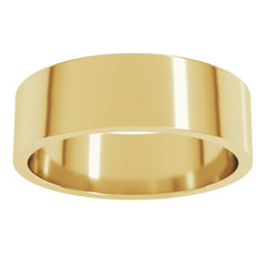 10K Yellow Gold 6 mm Flat Band Size 10