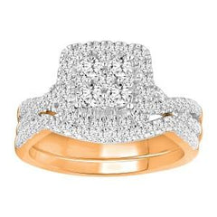 14K 1.50ct Dia Cluster Ring