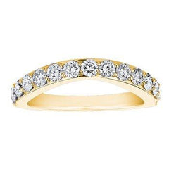 14K 0.50ct Diamond Prong-set Wedding-Band