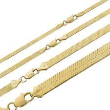 10K 6MM 24" S Herringbone Chain