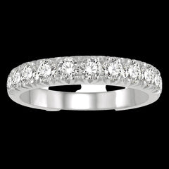 14K 0.50ct Diamond Prong-Set Wedding-Band