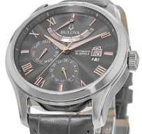 Bulova Wilton Classic Men's Leather-Band Watch