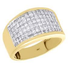 10K 2.50Ct Diamond Invisible-set Wedding-Band
