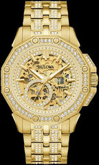 Bulova Automatic Gold-Crystal Men's Watch