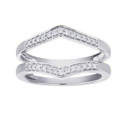 14K 1.00ct Diamond Prong-Set Ring-Guard