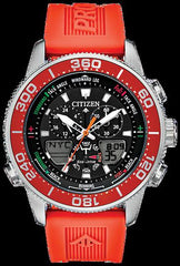 CITIZEN ECO-DRIVE ORANGE/BLACK WATCH