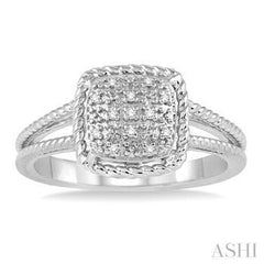925 Silver 0.05CT DIAMOND RING