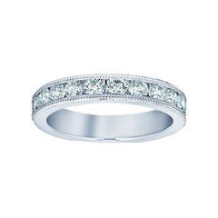 14K 0.33ct Diamond Pave-set Wedding-Band