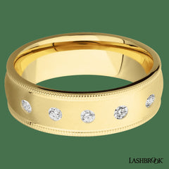 14KY 5 DIAMONDS BAND