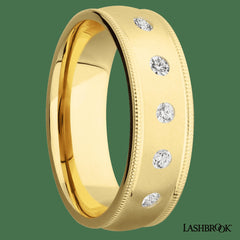 14KY 5 DIAMONDS BAND