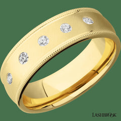14KY 5 DIAMONDS BAND