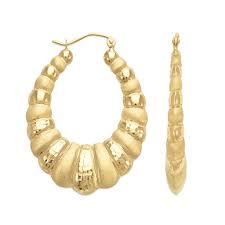 10K Gold Shrimp Earrings