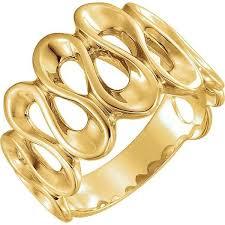 10K Gold Ladies C.Z.Engagement  Rings