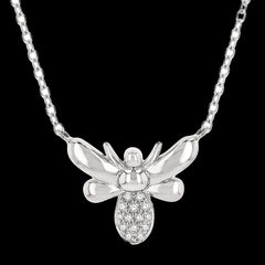 10K 0.06ct Diamond Fashion Necklace
