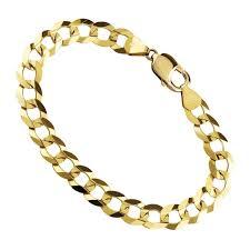 10K 12MM 9"  Curb-Link Bracelet