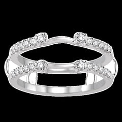 14k .50ct-Diamond Ring Guard