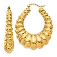 10K Gold Shrimp Earrings