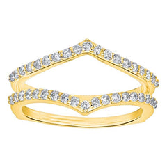 14K 0.25ct Diamond Prong-Set Ring-Guard