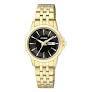 Citizen Quartz Gold-Tone Black-Face Ladies-Watch