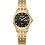 Citizen Quartz Gold-Tone Black-Face Ladies-Watch