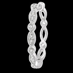 10K 0.15ct Diamond Hoop Earrings