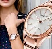 Citizen Eco-Drive Rose-Tone Modena Watch